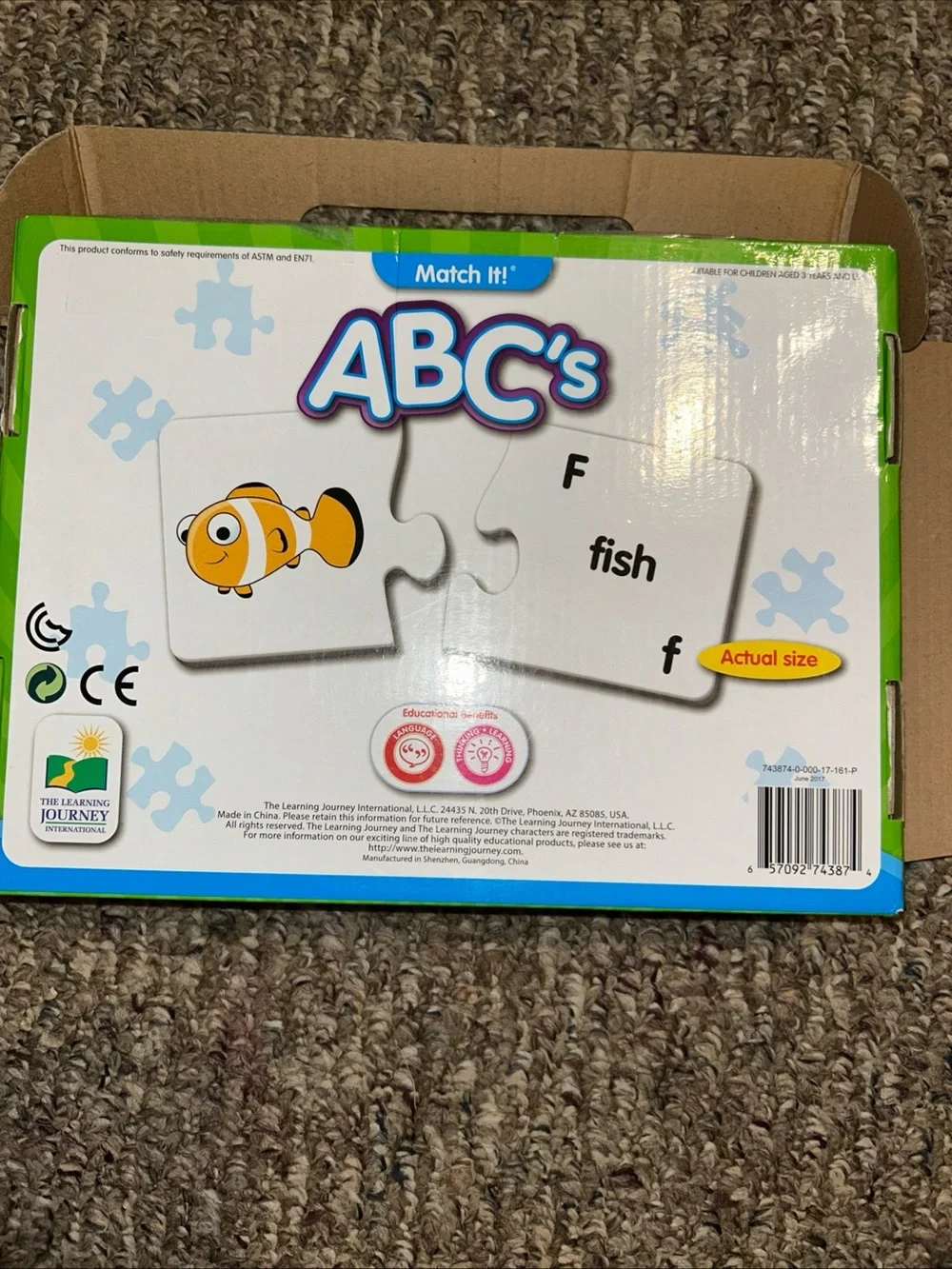 ABC’s 26 Self-Correcting Puzzle Sets, 2017, *Almost Complete*